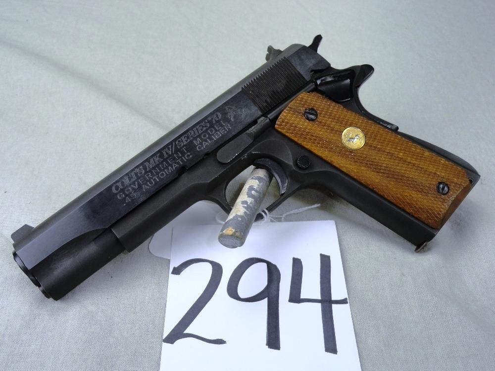 Colt MK IV/Series 70, Gov't Model, 45 Auto, Competition, SN:41875B70 (HG)