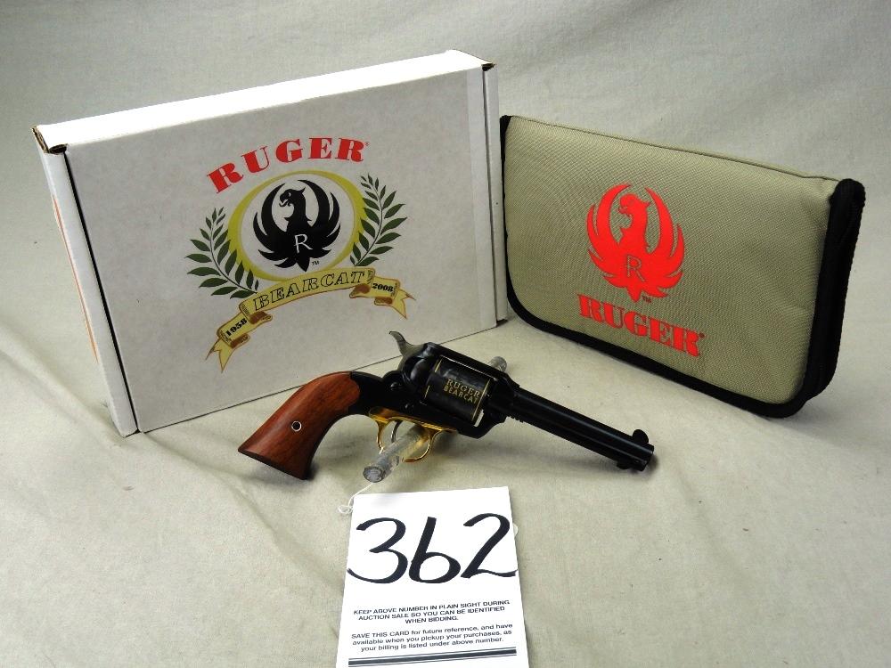 Ruger New Bearcat, 50th Anniv. 2008, 22LR, SN:SBC-01130 w/Box (HG)