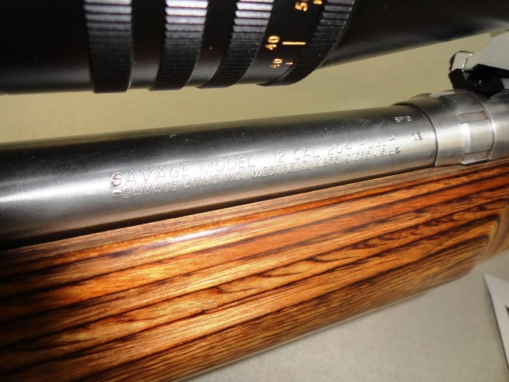 Savage M.12, 204 Ruger Cal., Heavy Bbl. w/Weaver CT36 Microtrac Scope, SN:G244581