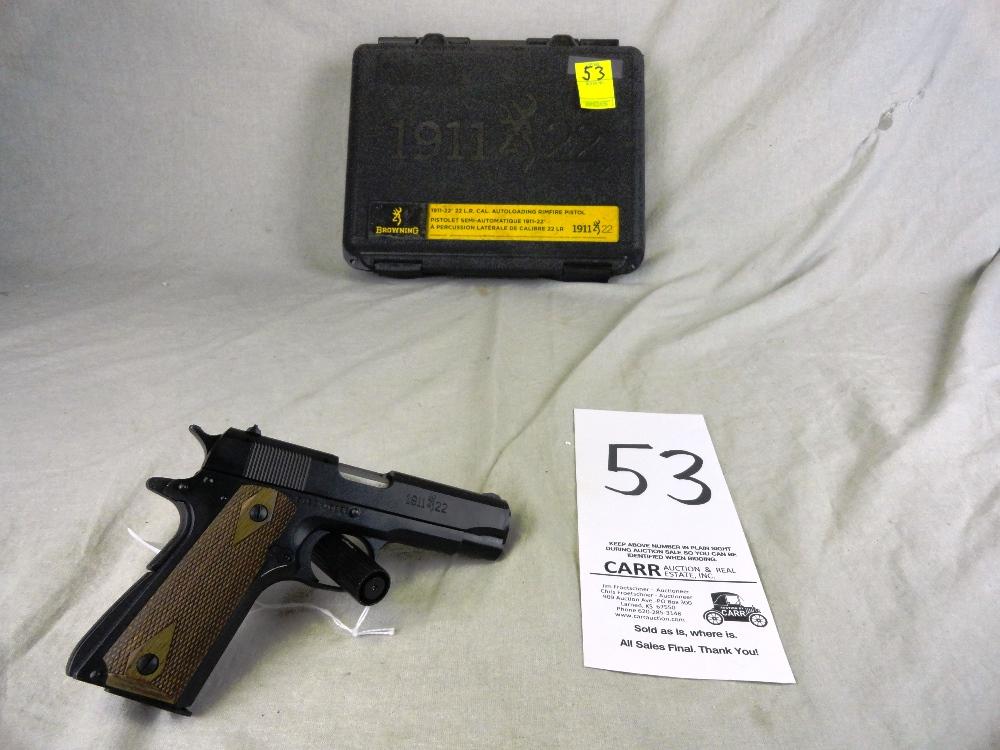 53. Browning 1911, Auto, 22-Cal, SN:51EZX16888 w/Box (HG)