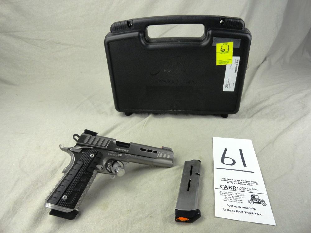 61. Kimber Rapide Black Ice, Auto, 45-Cal., SN:K688012, SS, Black Grips, Night Sights w/Box (HG)