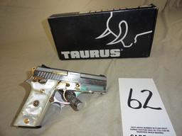 62. Taurus PT 940, Auto 40, SN:SCM66849, Silver & Gold Pearl Grips w/Box (HG)