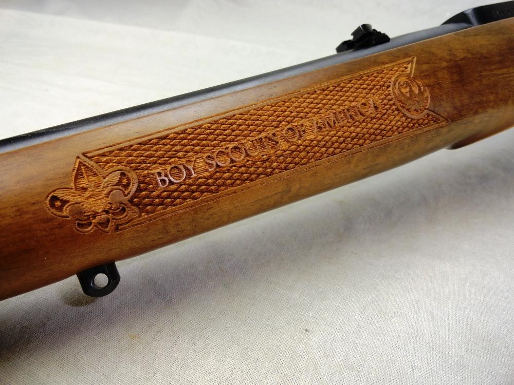 92. Ruger 10/22, Auto, 22-Cal., SN:BSA-02412, Boy Scout, Unfired,  Engraved w/Box