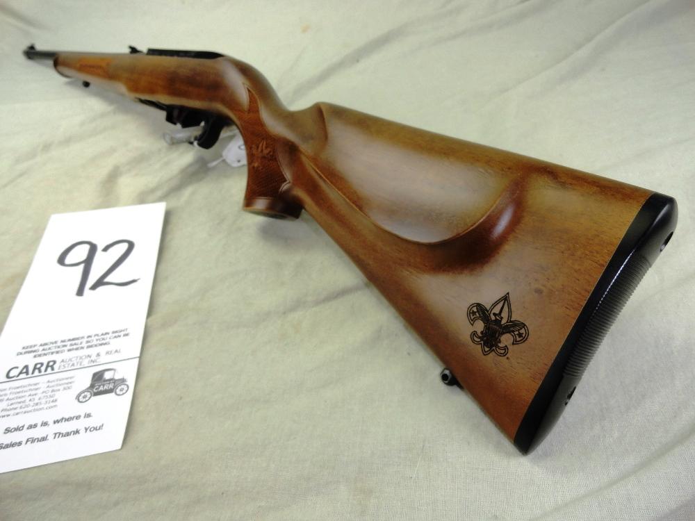 92. Ruger 10/22, Auto, 22-Cal., SN:BSA-02412, Boy Scout, Unfired,  Engraved w/Box