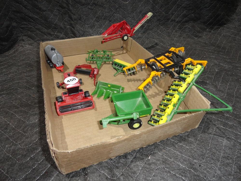 (9) Misc. Farm Equipment, 1/64 (all)