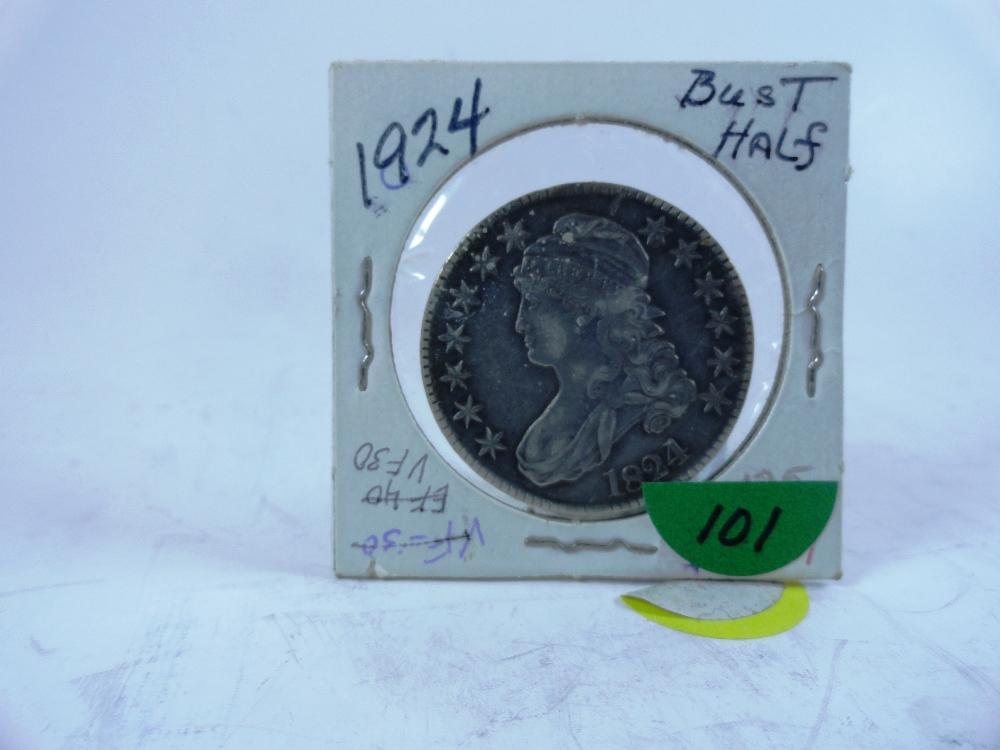 1924 Bust Half-Dollar, VF30