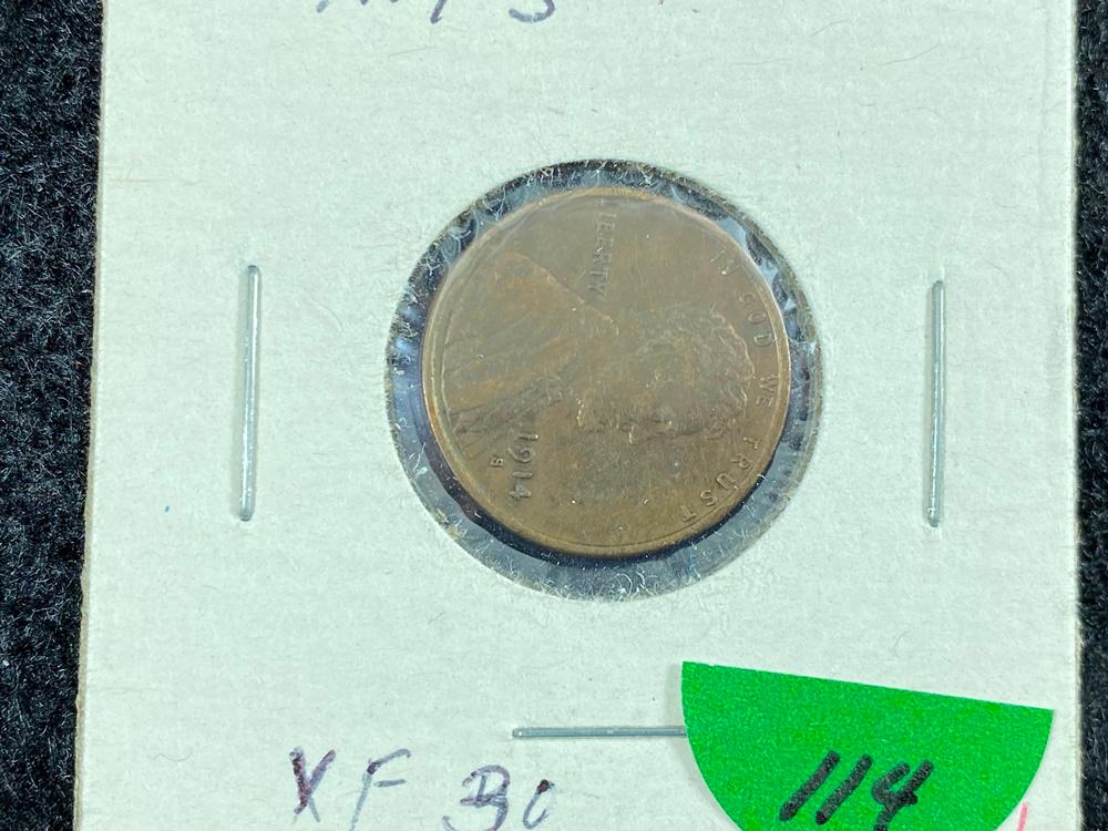 1914-S Lincoln Cent, XF30