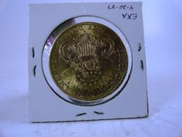 1900 Liberty $20 Gold Piece, AU55