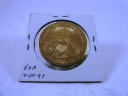 1907-S Liberty $20 Gold Piece, AU