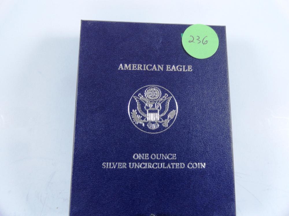 2007-W $1 American Silver Eagle, UNC