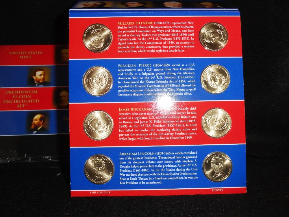 2010 P/D & 2011 P/D Presidential $1 Sets, UNC (x2)