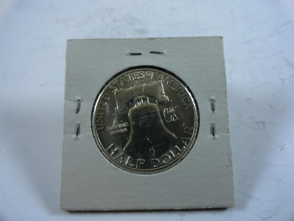 1954-S Franklin Half-Dollar, BU