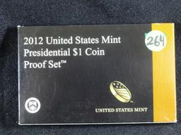 2012-S Presidential $1 Coin Set, Proof