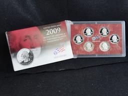 2009-S District of Columbia & US Territories Quarters, Silver Proof Set