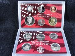 (2) 2005-S Silver Proof Sets (x2)