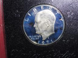 1971-S; (4) 1972-S Eisenhower Dollars, Proof (x5)