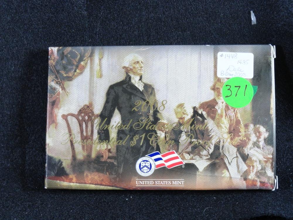 2008-S Presidential $1 Coin Set, Proof