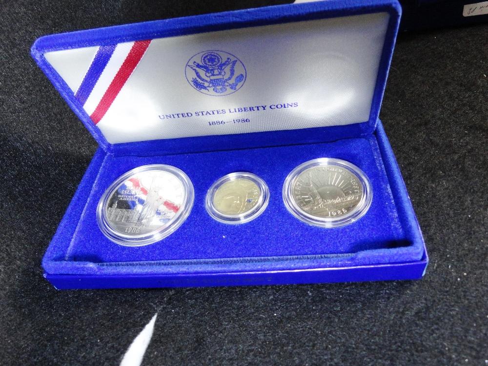 1986-W Liberty Coin Set, Proof