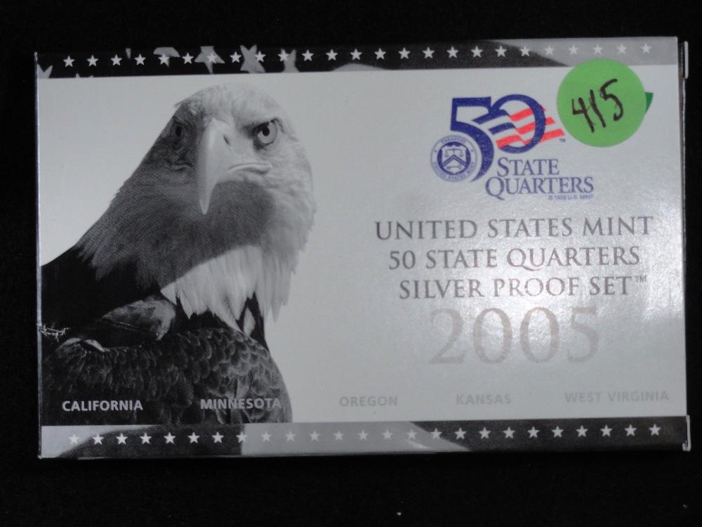 2005-S 50-State Quarters Silver Proof Set