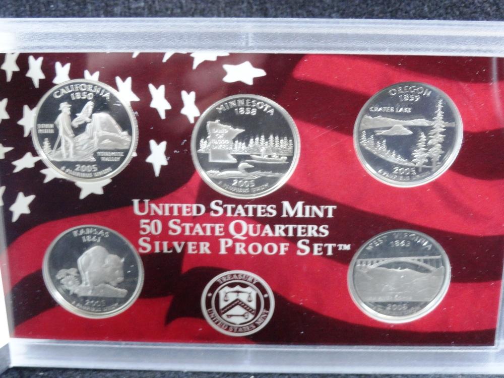 2005-S 50-State Quarters Silver Proof Set