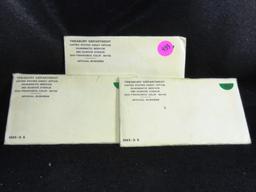 (3) 1965-SS Mint Sets, UNC (x3)