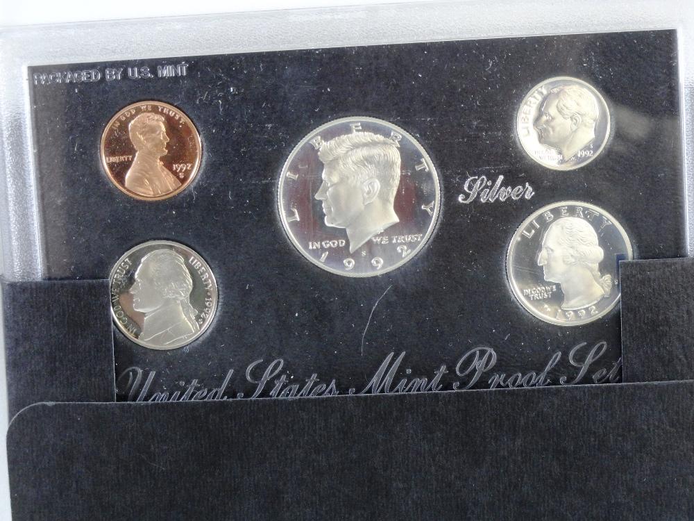 (3) 1992-S Silver Proof Sets (x3)