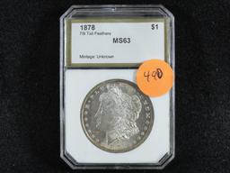 1878 Morgan Dollar, MS63