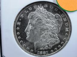 1881-CC Morgan Dollar, MS64