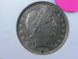 1902 Barber Half-Dollar, AU50