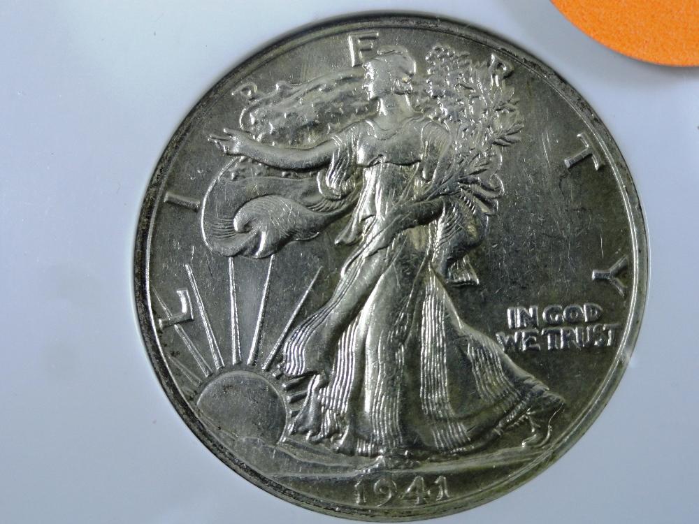 1941-S Walking Liberty Half-Dollar, AU53