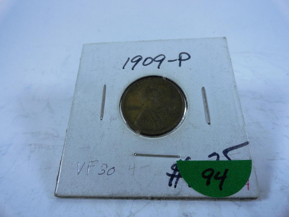 1909-P Lincoln Cent, VF30