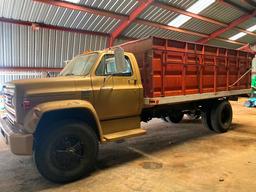 1973 Chevy C65 Custom w/16' Bed, Od. Reads 48,224 Mi., My-D Han-D Grain Fill Auger