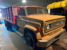 1975 Chevy C60 Cheyenne w/16' Bed, Od. Reads 43,267 Mi., My-D Han-D Grain Fill Auger