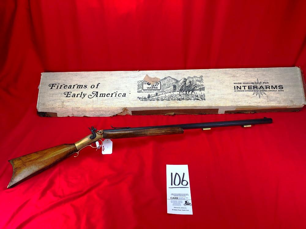 Mowrey Gun Works, 54-Cal. Black Powder, SN:6085 w/Box (Exempt) NO RAMROD