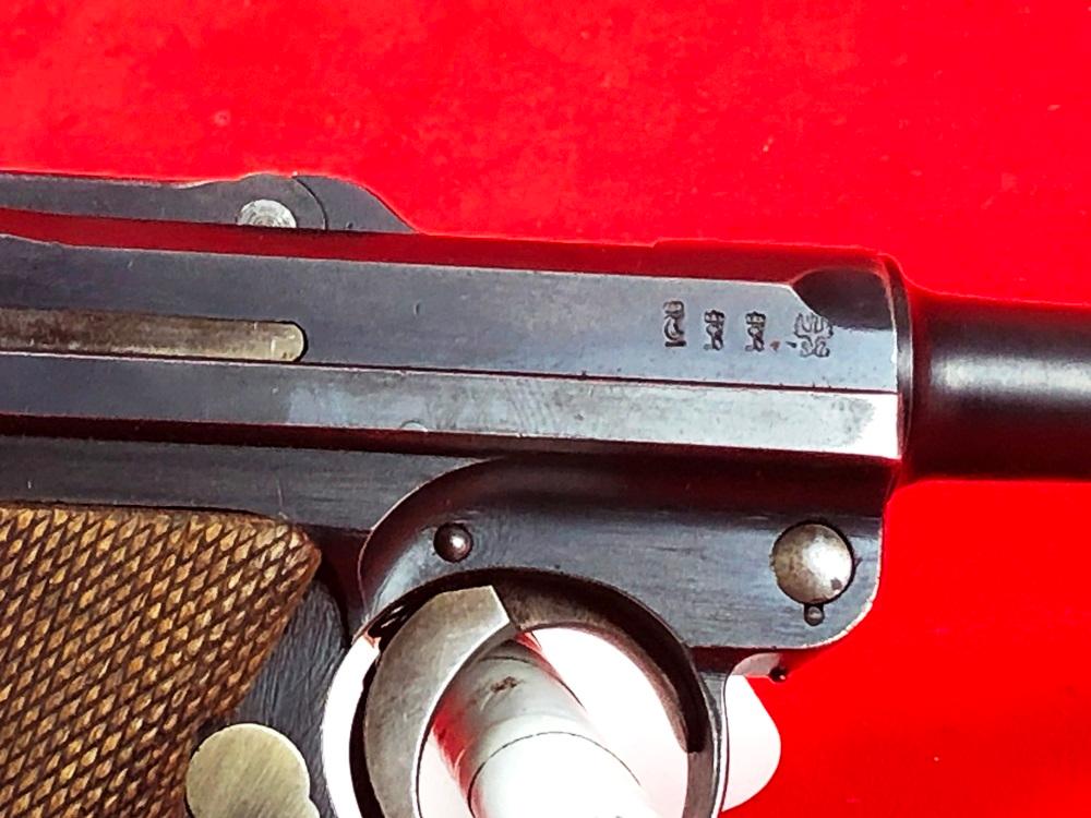 Luger 1917 DWM, 9mm w/Rig & Bring Back Papers, SN:2647 (Handgun)