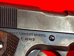 Colt Gov't Model 1911, 45-Cal., SN:82417 (Handgun)