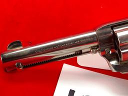Colt SA Army, 44-Spl., Nickel, SN:355734 (Only 506 Made in This Caliber) (Handgun)