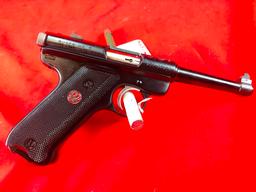 Ruger MK II Pistol, 22-Cal., Fifty Year Model 1949-1999, Red Box, Unfired Red Label, Grips, Case & E