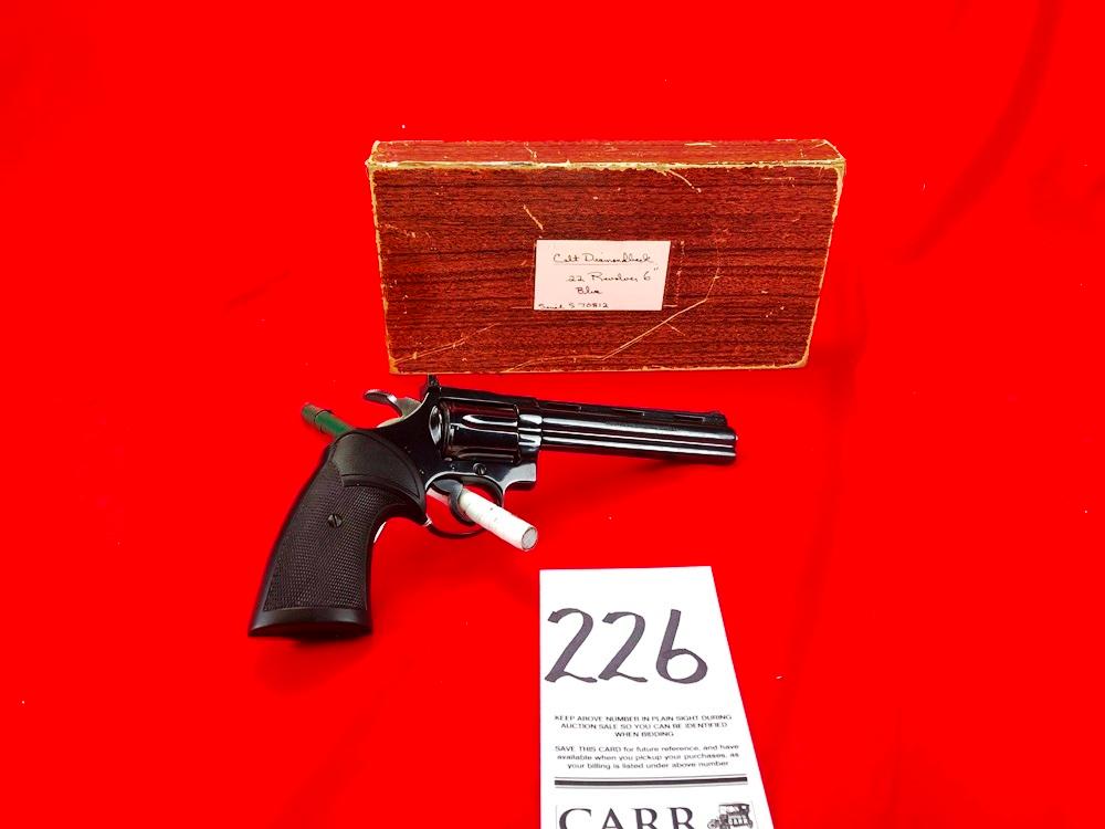 Colt Diamondback 22LR, 6" Bbl. w/Box, SN:570812U (Handgun)