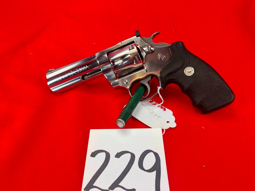 Colt King Cobra 357 Magnum, 4" Bbl., Stainless Steel, SN:EC1326 w/Box (Handgun)