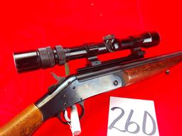 New England Firearms Handi-Rifle SB2, 22 Hornet w/Bushnell Banner 3x-9x Scope, SN:NN271571