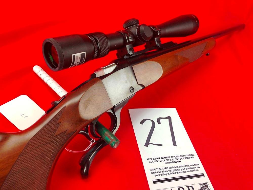 Ruger No. 1, .308-Cal. w/Nikon Pro Staff 4x12 Scope, SN:134-32432 w/Box