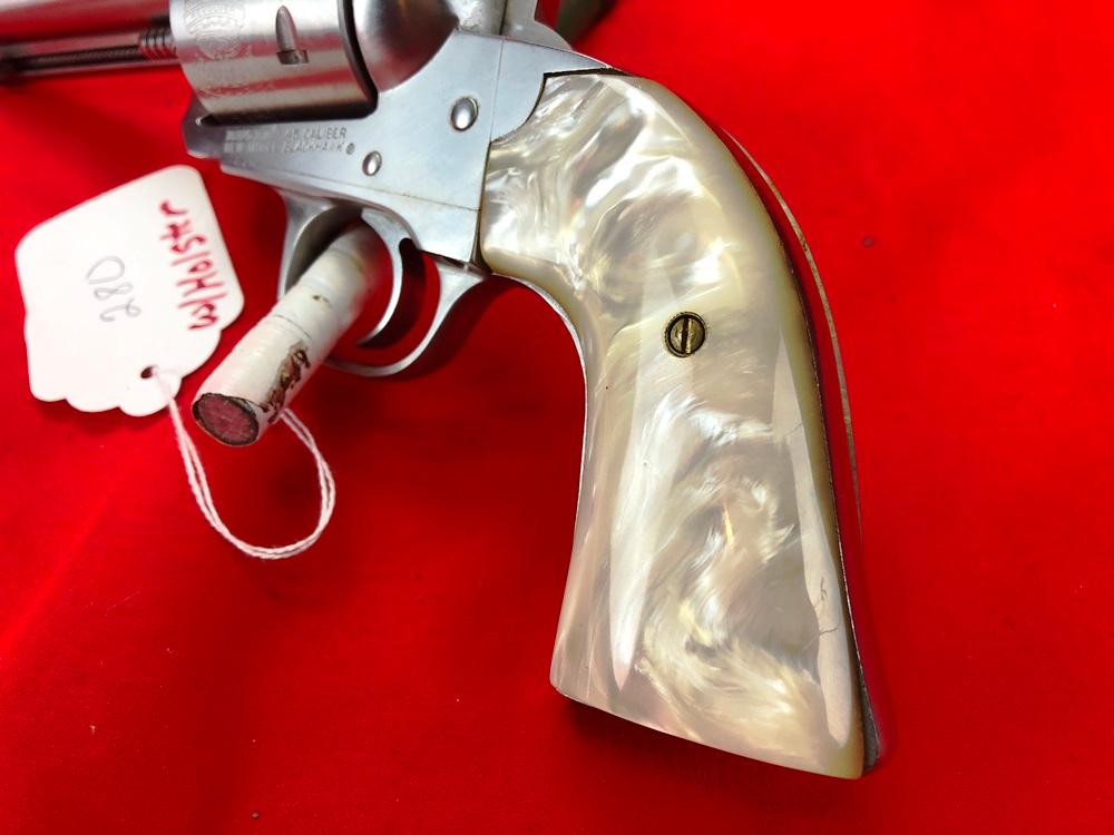 Ruger New Model Blackhawk, 45-Cal., SN:48-07986 w/Belt Holster w/Colt Buckle (Handgun)