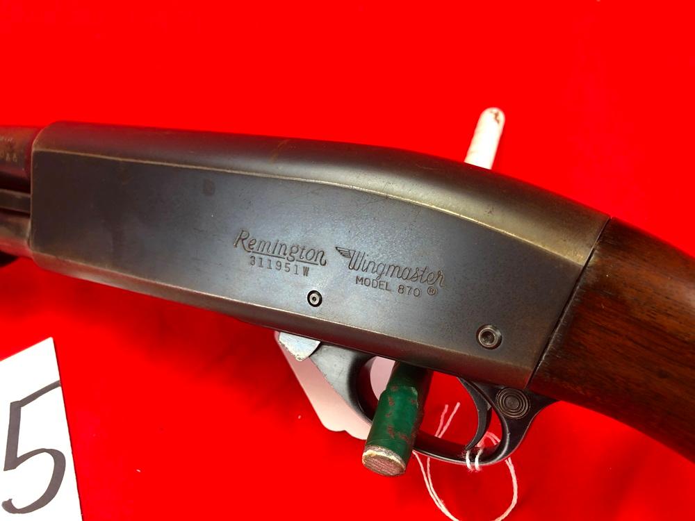 1954 Remington 870 Wingmaster, 16-Ga., 26" Plain IC, SN:311951W