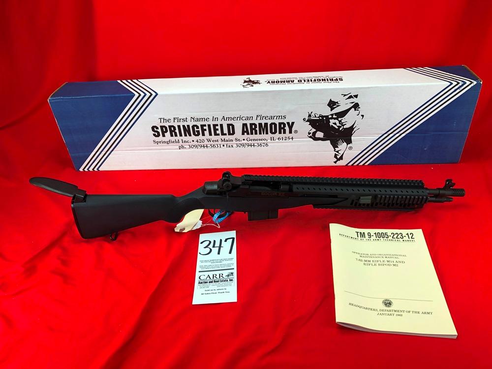 Springfield Armory M1A, .308/7.62x51, SOCOM II Black Stock, Ext. Rail, SN:302435, NIB