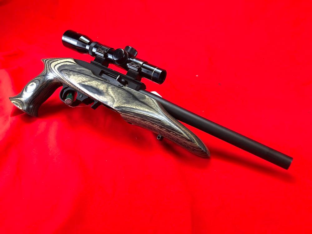 Ruger 22 Charger, 22LR, 9" Bbl. w/Tasco 2x20 Scope, SN:490-23681 (Handgun)