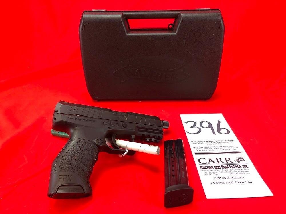 Walther PPX Threaded, 9mm, SN:FA07281, NIB w/Extra Mag (Handgun)