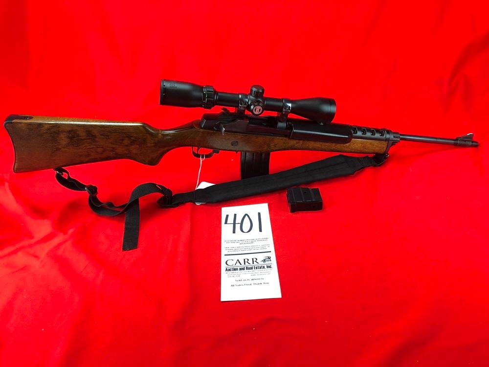 Ruger Ranch Rifle Mini 14, .223-Cal. w/Bushnell 3x9 Scope, SN:19571564 w/5-Rd. Mag & 15-Rd. Mag