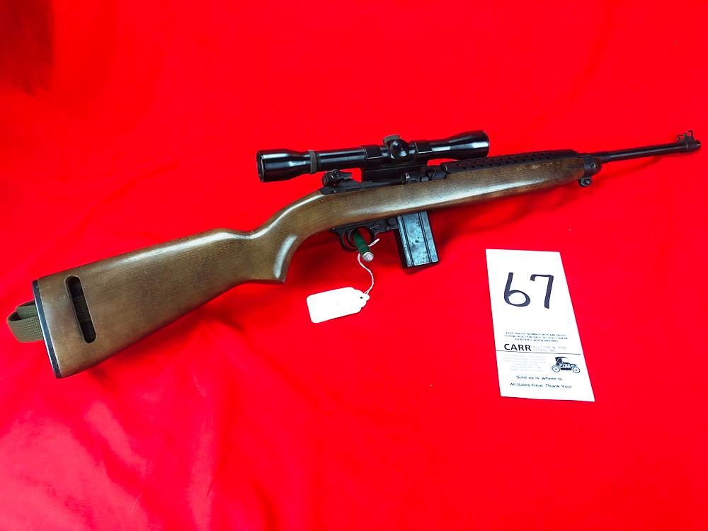 Universal M1 Carbine, .30-Cal., SN:378490 w/Weaver Marksman 4x Scope