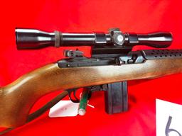 Universal M1 Carbine, .30-Cal., SN:378490 w/Weaver Marksman 4x Scope